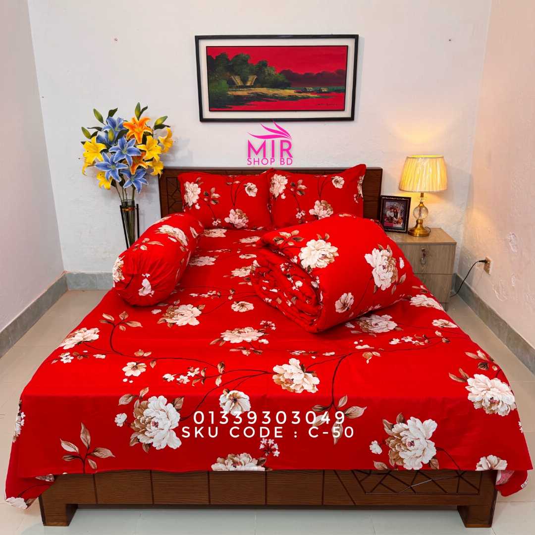 Premium,Quality,Twill,Cotton,Comforter,5,Pies,Set,comforter, comforter set, soft bedding, warm comforter, premium comforter Bangladesh,  cotton comforter, bedding set, winter blanket, stylish bedding