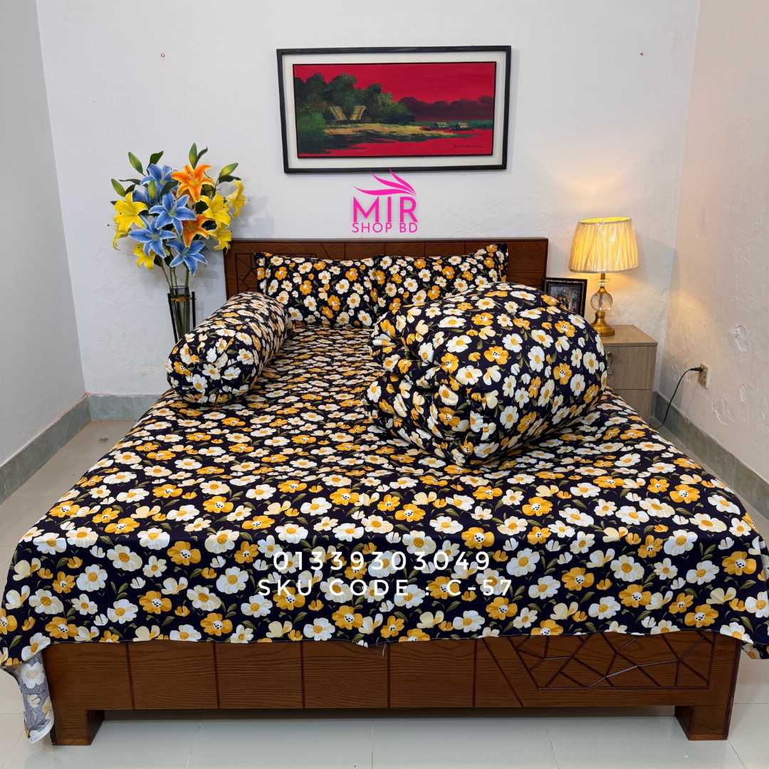 Premium,Quality,Twill,Cotton,Comforter,5,Pies,Set,comforter, comforter set, soft bedding, warm comforter, premium comforter Bangladesh,  cotton comforter, bedding set, winter blanket, stylish bedding