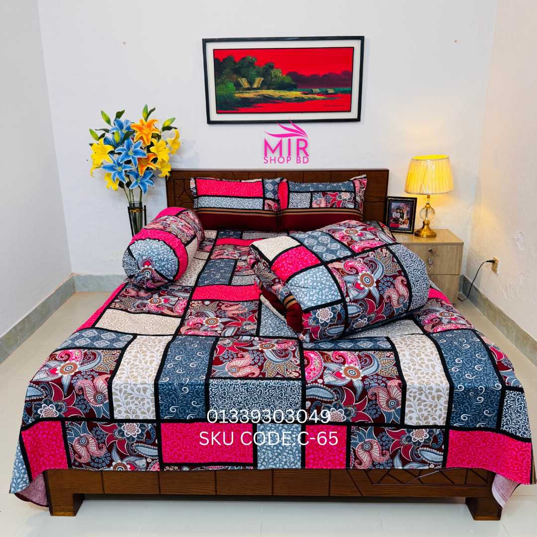 Premium,Quality,Twill,Cotton,Comforter,5,Pies,Set,comforter, comforter set, soft bedding, warm comforter, premium comforter Bangladesh,  cotton comforter, bedding set, winter blanket, stylish bedding