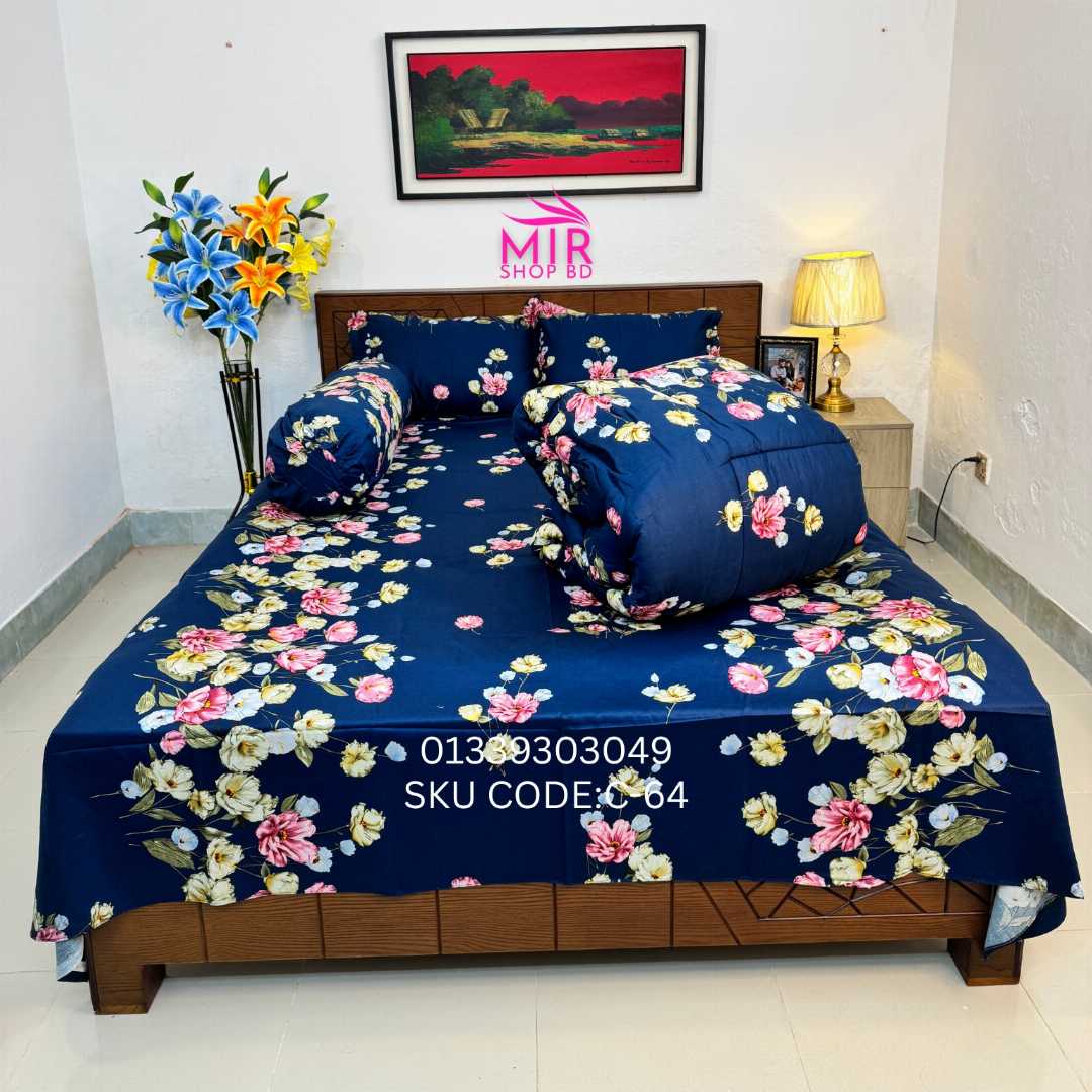 Premium,Quality,Twill,Cotton,Comforter,5,Pies,Set,comforter, comforter set, soft bedding, warm comforter, premium comforter Bangladesh,  cotton comforter, bedding set, winter blanket, stylish bedding