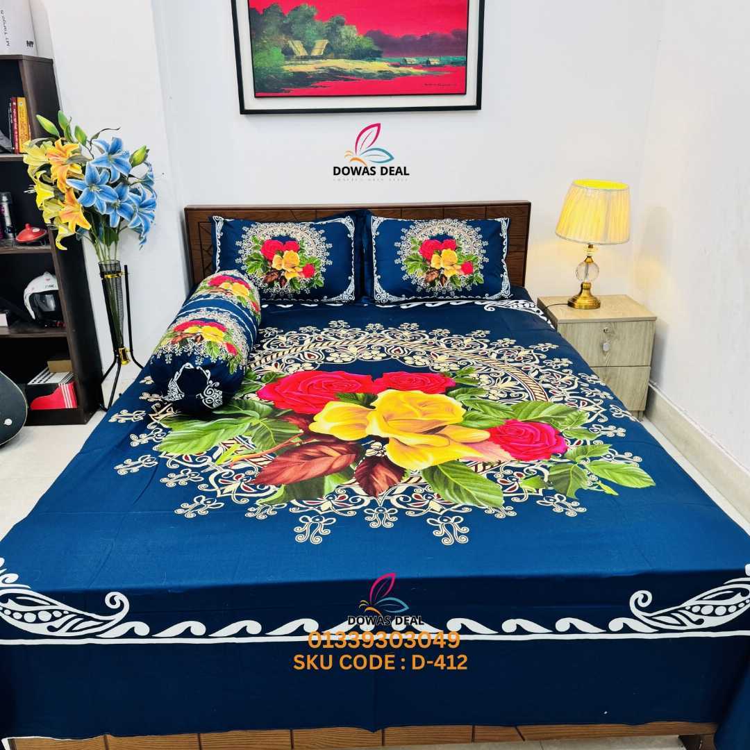 Luxury,King,size,Bed,Sheet,with,Matching,Pillow,covers