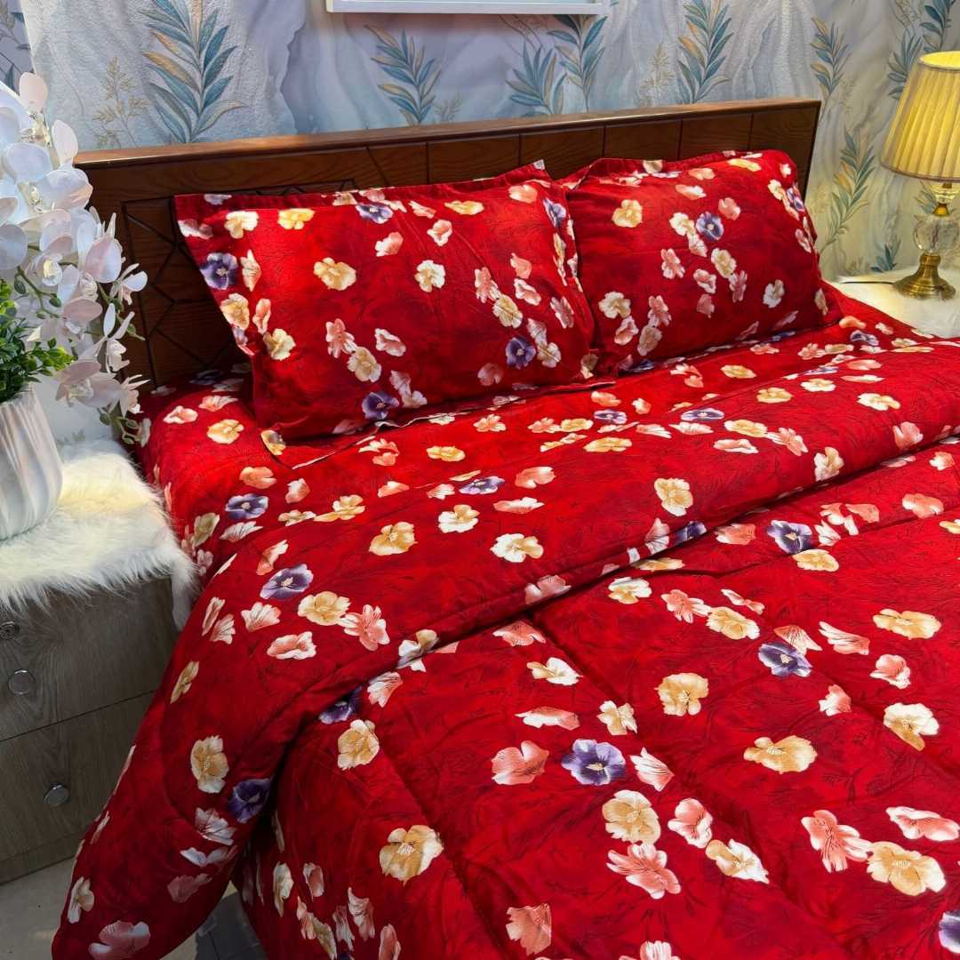 Premium,Quality,Twill,Cotton,Comforter,5,Pies,Set,comforter, comforter set, soft bedding, warm comforter, premium comforter Bangladesh, cotton comforter, bedding set, winter blanket, stylish bedding