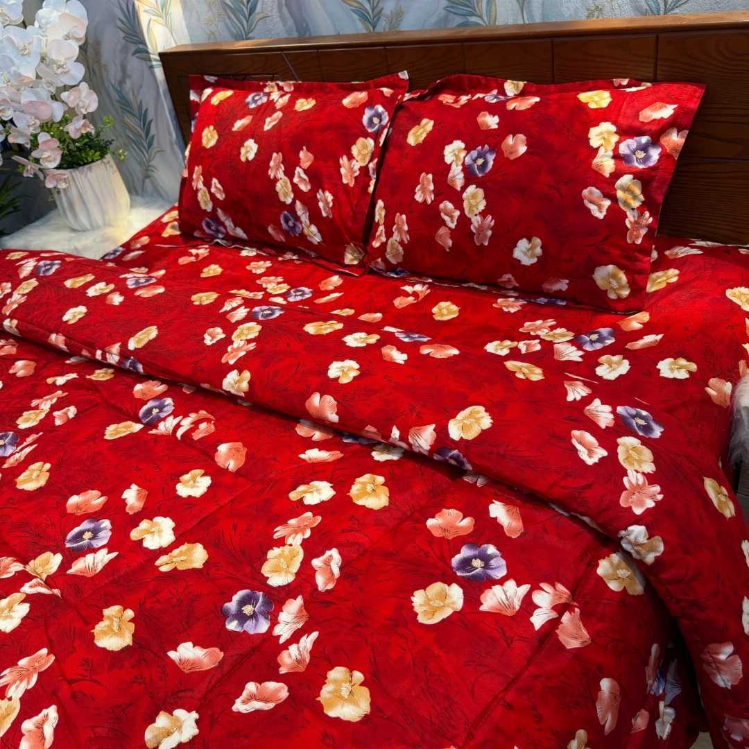 Premium,Quality,Twill,Cotton,Comforter,5,Pies,Set,comforter, comforter set, soft bedding, warm comforter, premium comforter Bangladesh, cotton comforter, bedding set, winter blanket, stylish bedding