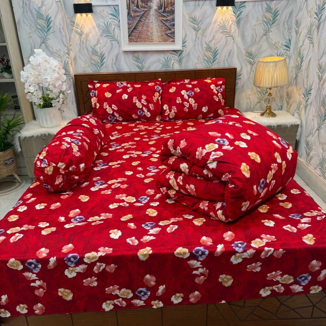 Premium,Quality,Twill,Cotton,Comforter,5,Pies,Set,comforter, comforter set, soft bedding, warm comforter, premium comforter Bangladesh, cotton comforter, bedding set, winter blanket, stylish bedding